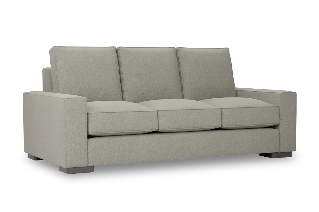 Edgewater Elite Gray 84" Sofa W/ 3 Cushions