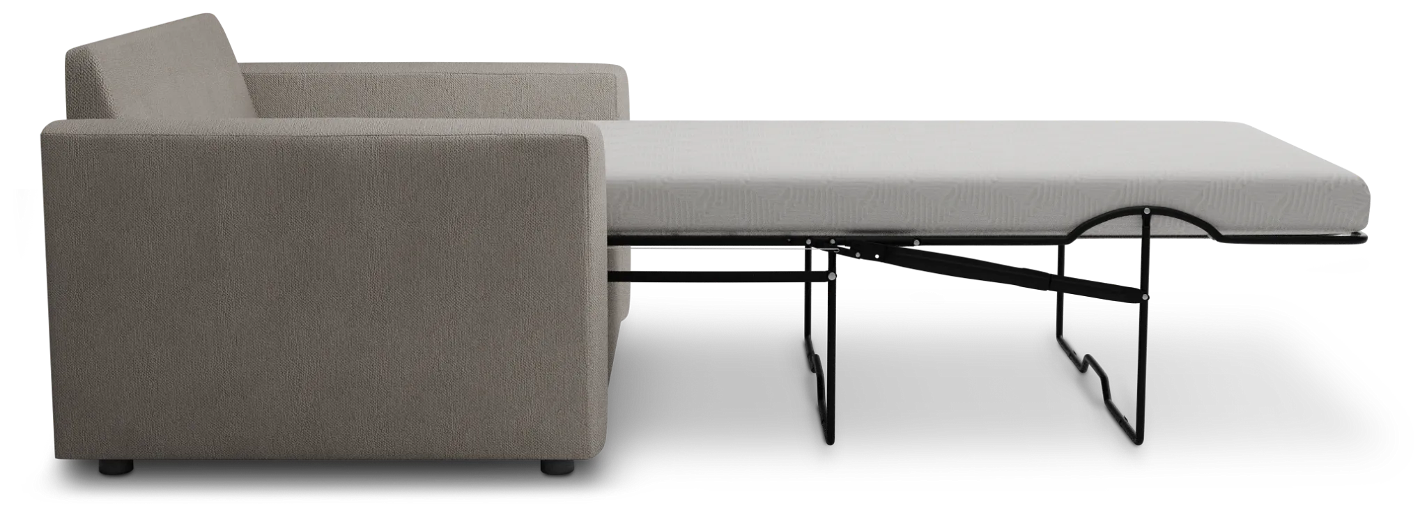 Siesta Revenue Beige Fabric Cooling Memory Foam Sleeper