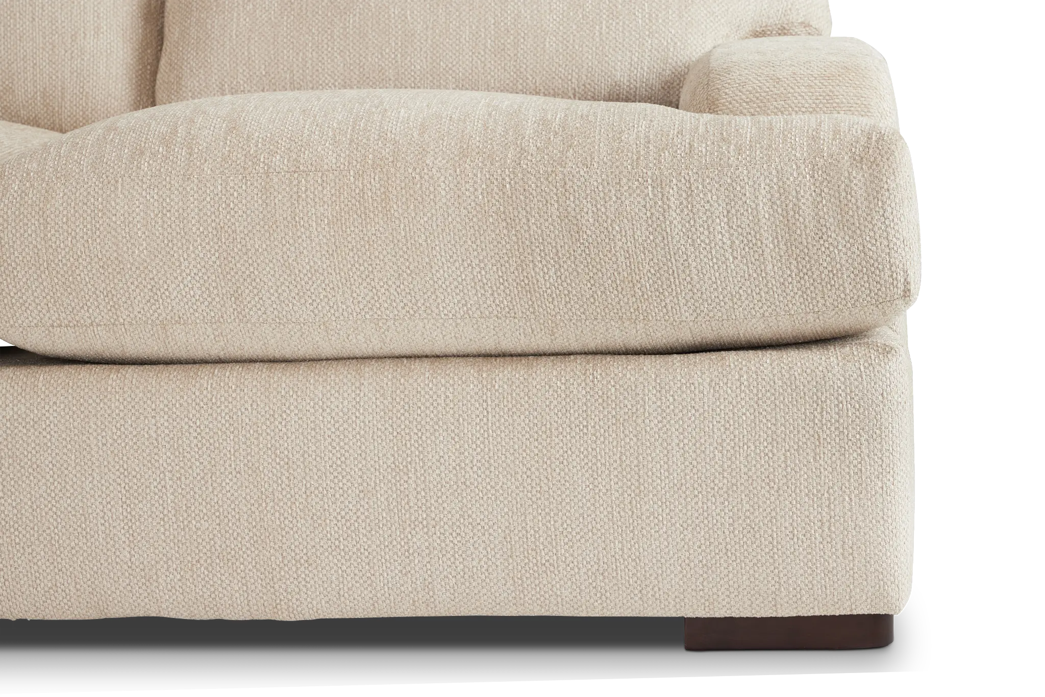 Alpha Beige Fabric Large Two-arm Sectional Alpha Beige Fabric Large Two-arm Sectional
