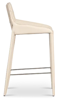 Wakefield Light Beige 27" Upholstered Barstool