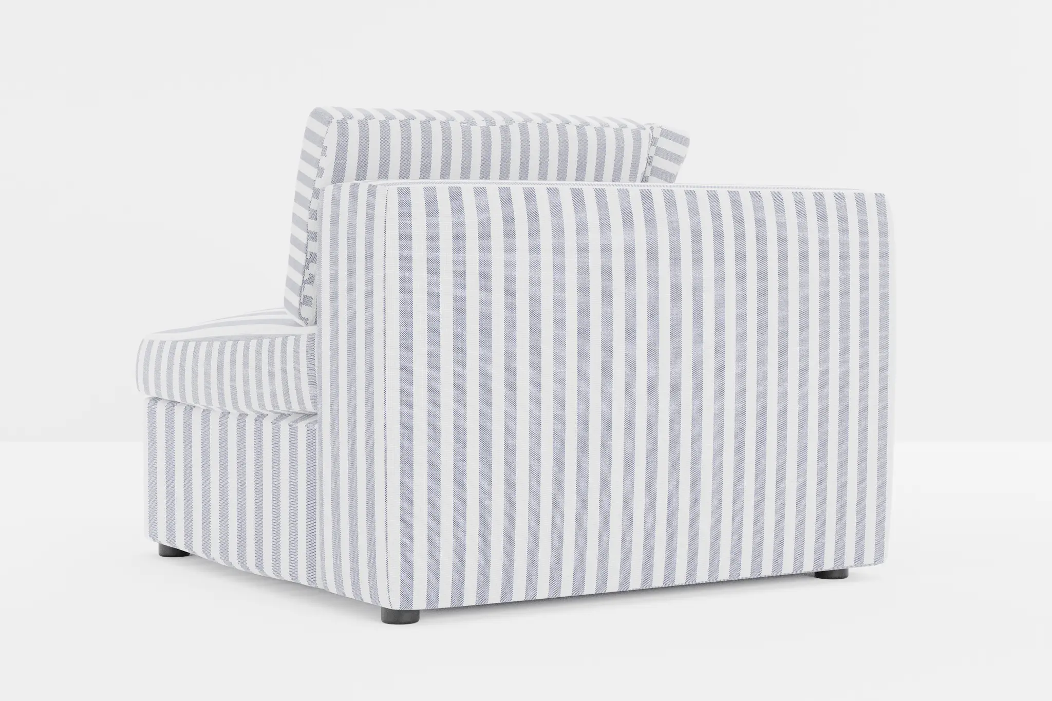 Destin Sea Lane Dark Blue Fabric Corner Chair Destin Sea Lane Dark Blue Fabric Corner Chair