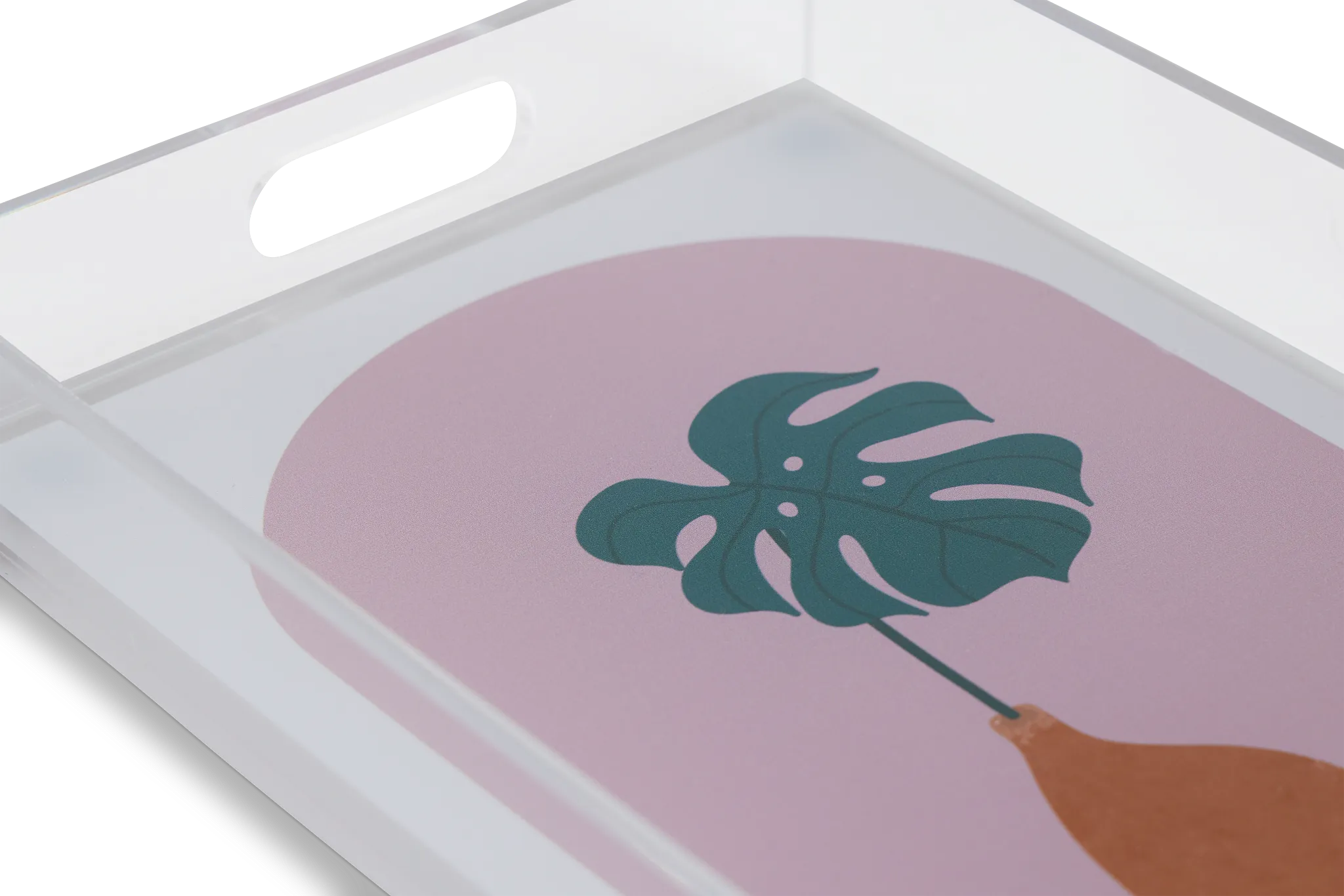 Percy Orange Acrylic Tray