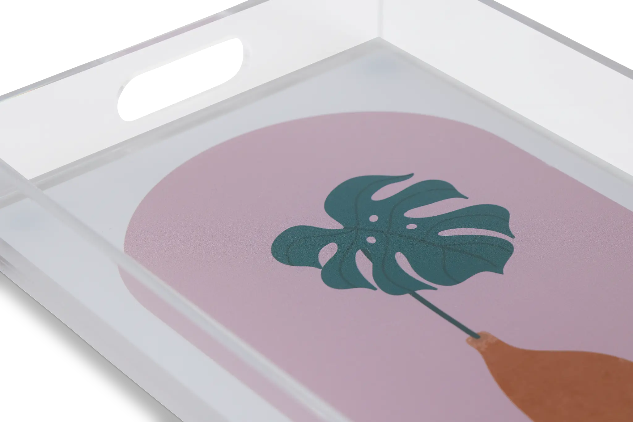 Percy Orange Acrylic Tray Percy Orange Acrylic Tray