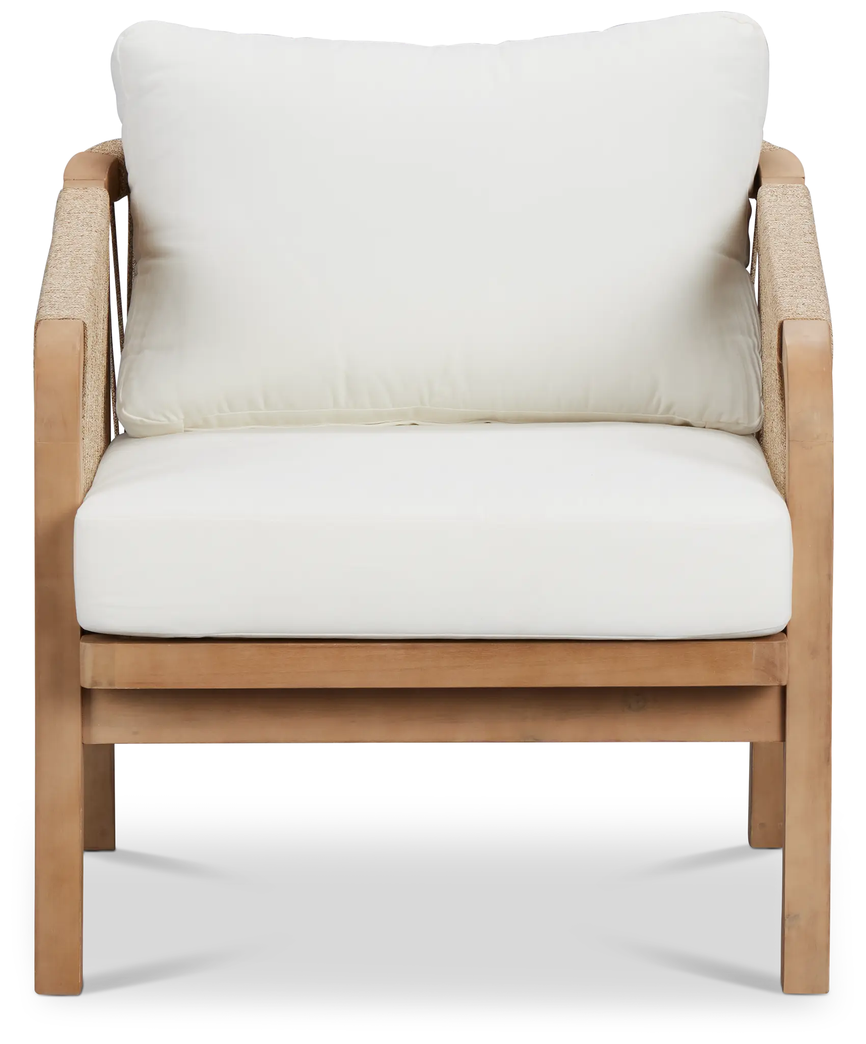 Laguna Light Tone Chair With White Cushion Laguna Light Tone Chair With White Cushion