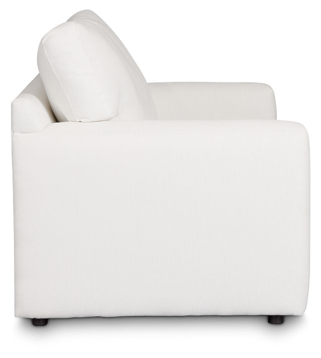 Rhodes White Fabric Innerspring Sleeper