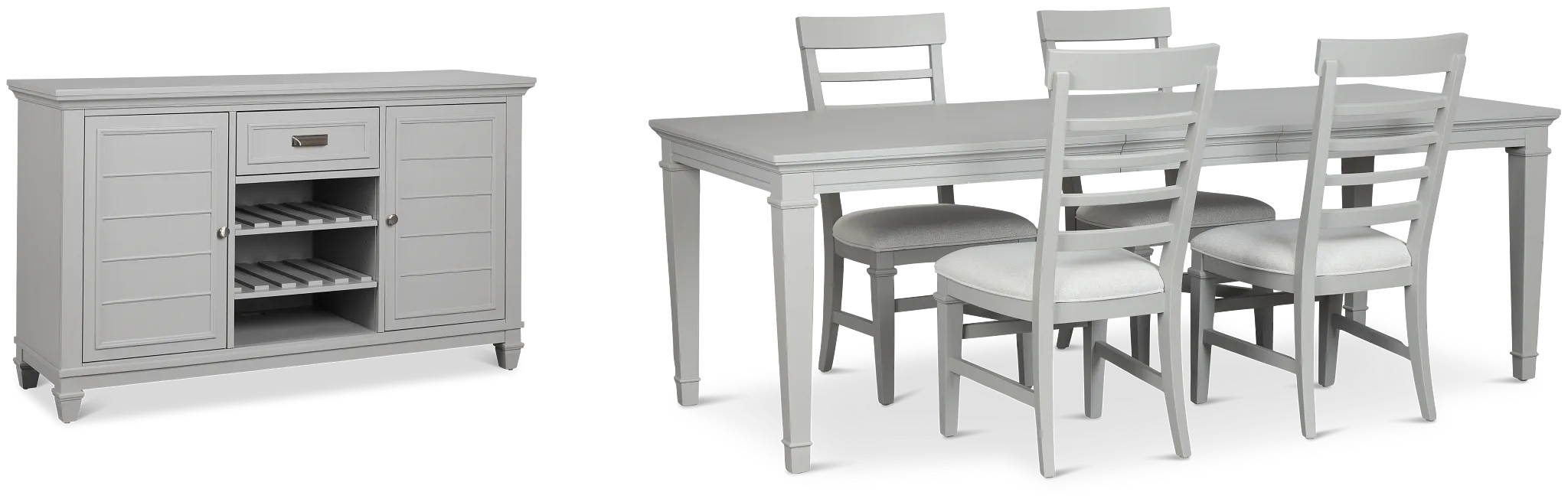 Cape Cod Gray Rect Dining Room