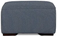 Lucy Navy Fabric Cocktail Ottoman
