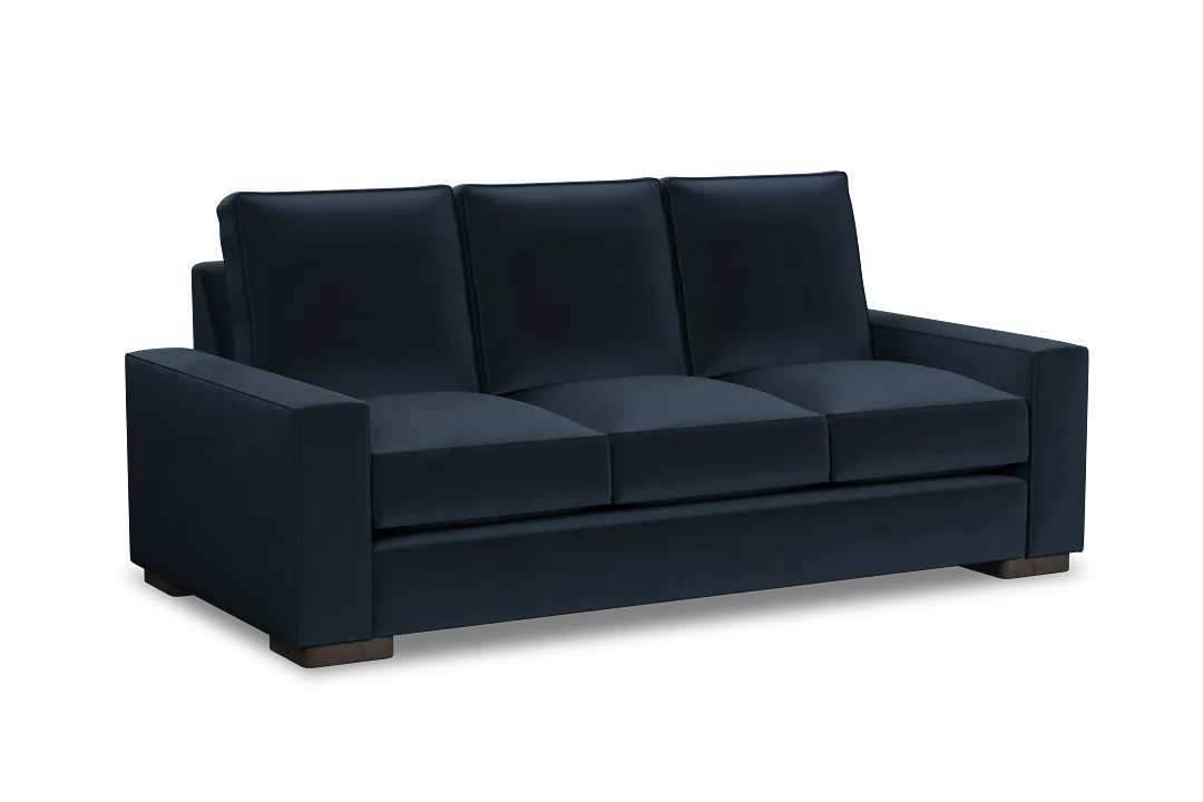 Edgewater Joya Dark Blue 84" Sofa W/ 3 Cushions