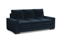 Edgewater Joya Dark Blue 84" Sofa W/ 3 Cushions