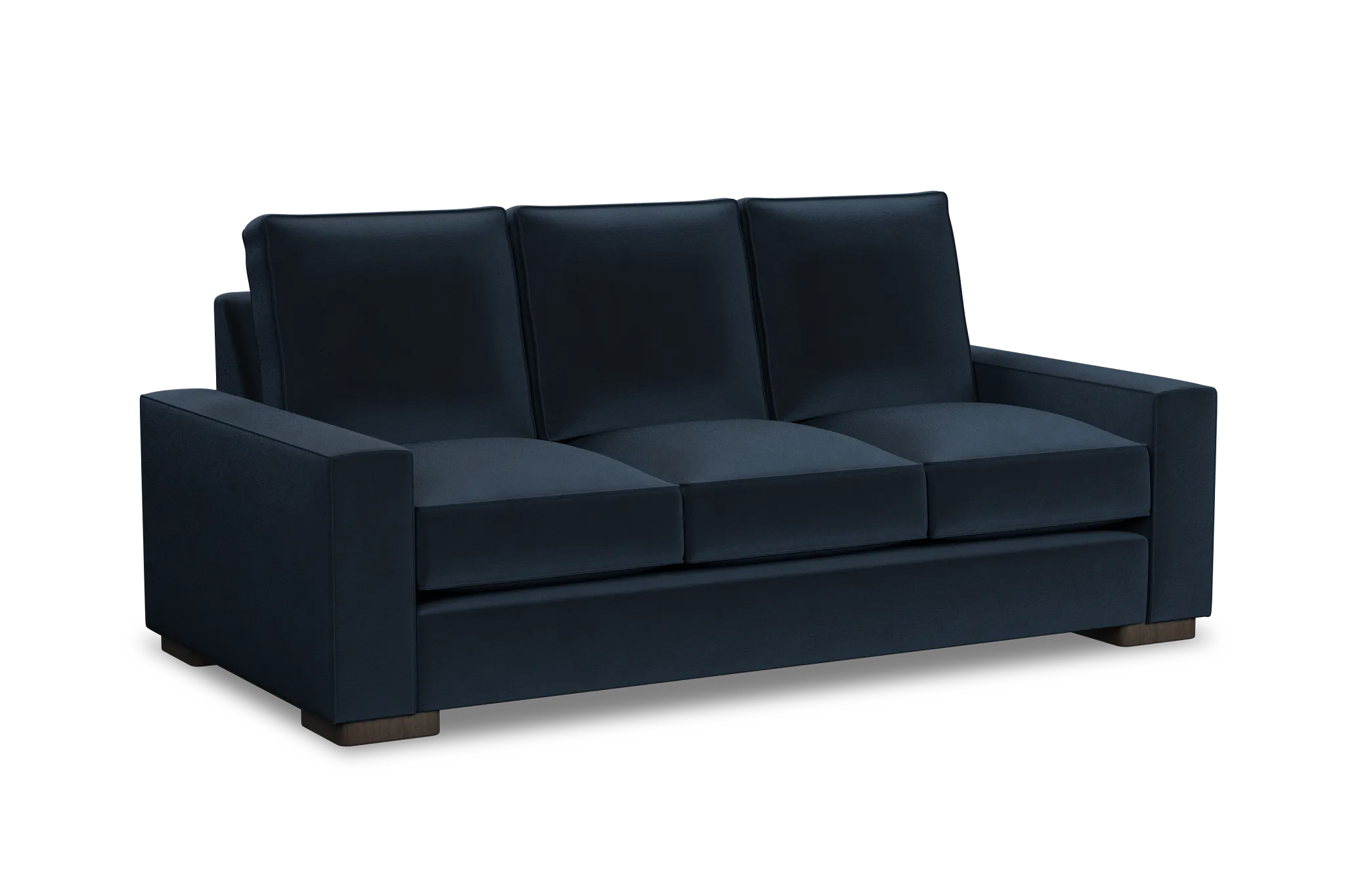 Edgewater Joya Dark Blue 84" Sofa W/ 3 Cushions