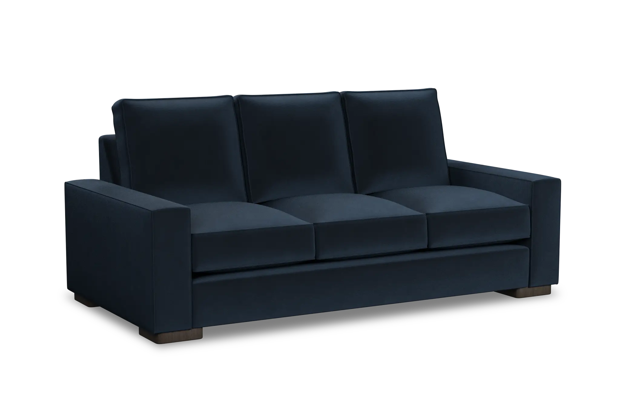 Edgewater Joya Dark Blue 84" Sofa W/ 3 Cushions Edgewater Joya Dark Blue 84" Sofa W/ 3 Cushions