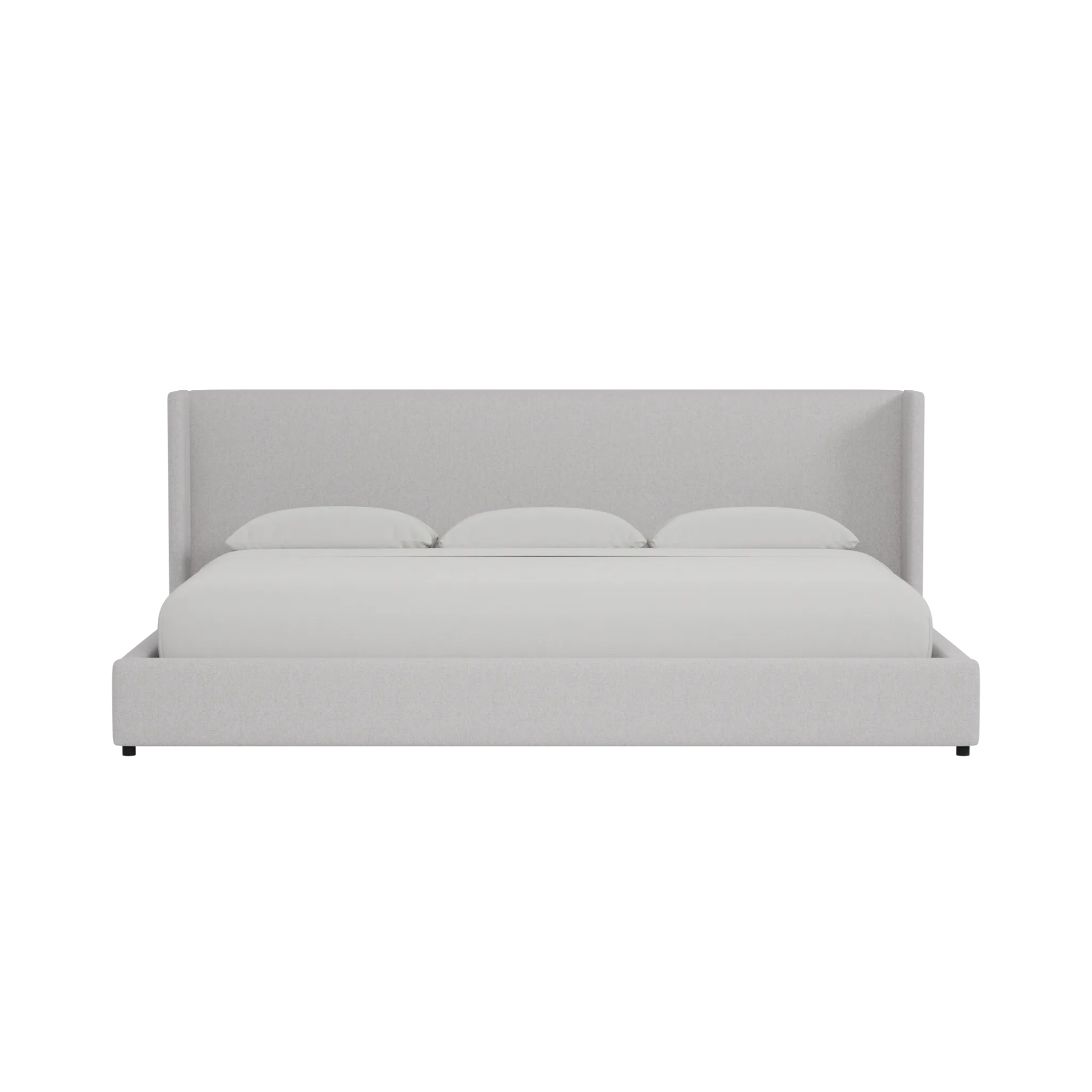 Captiva Elite Gray 48" Upholstered Shelter Bed