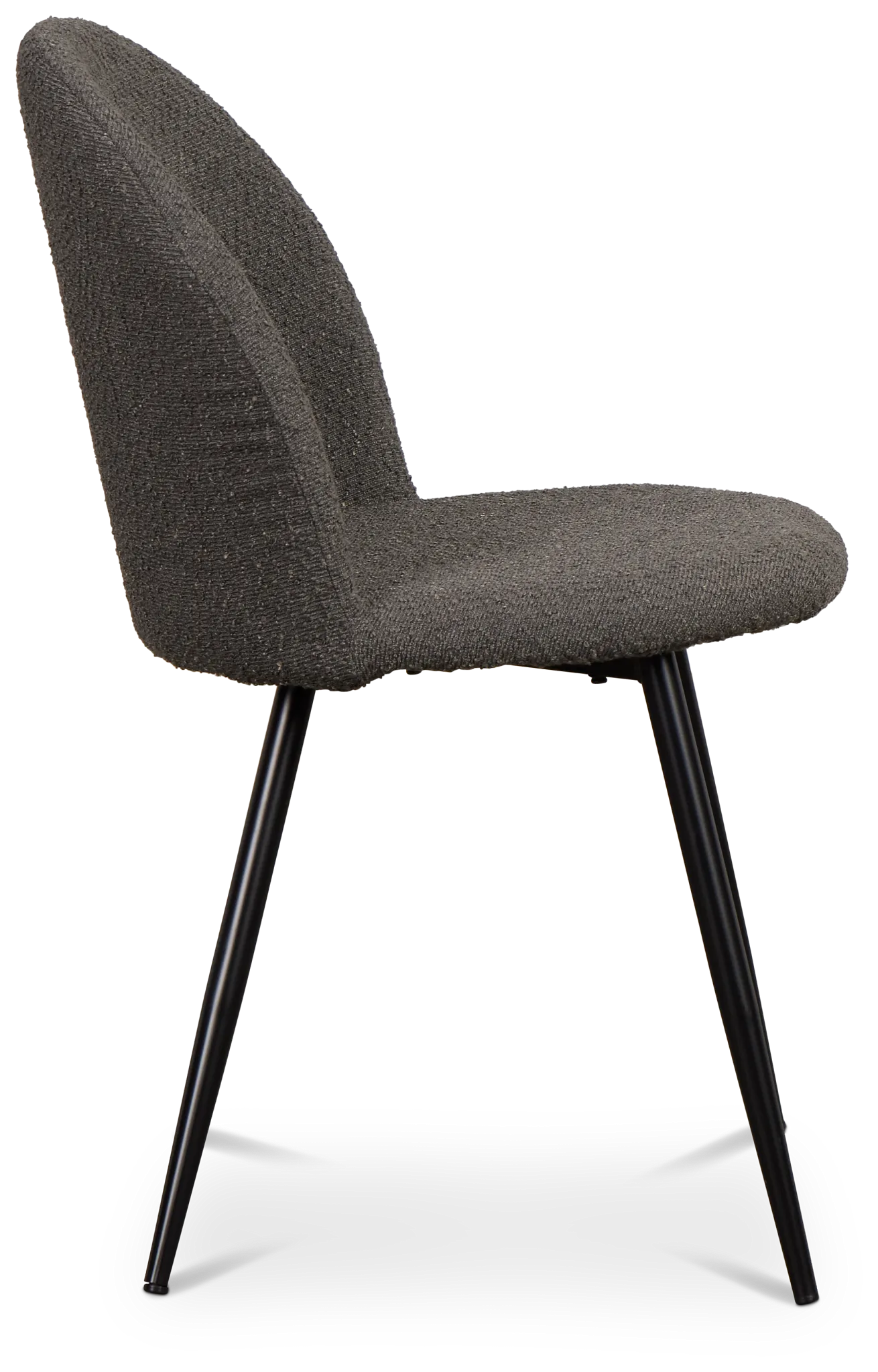 Alba Dark Brown Upholstered Side Chair
