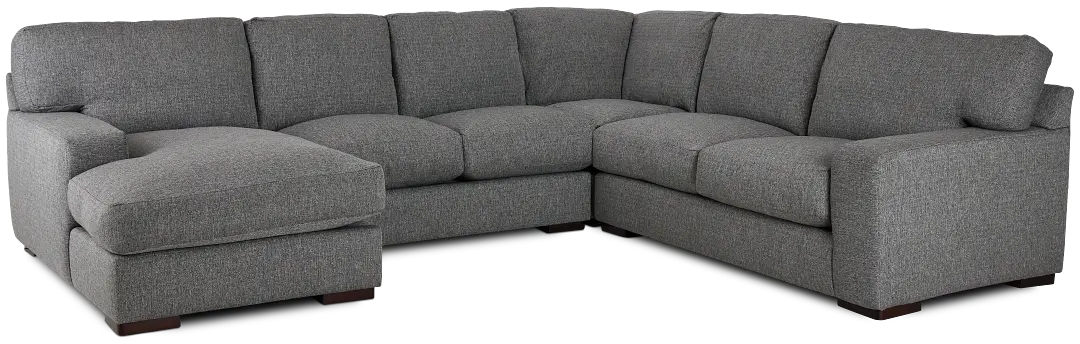 Veronica Dark Gray Down Medium Left Chaise Sectional Veronica Dark Gray Down Medium Left Chaise Sectional
