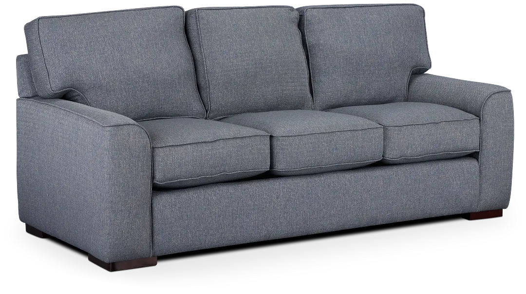 Austin Blue Fabric Sofa