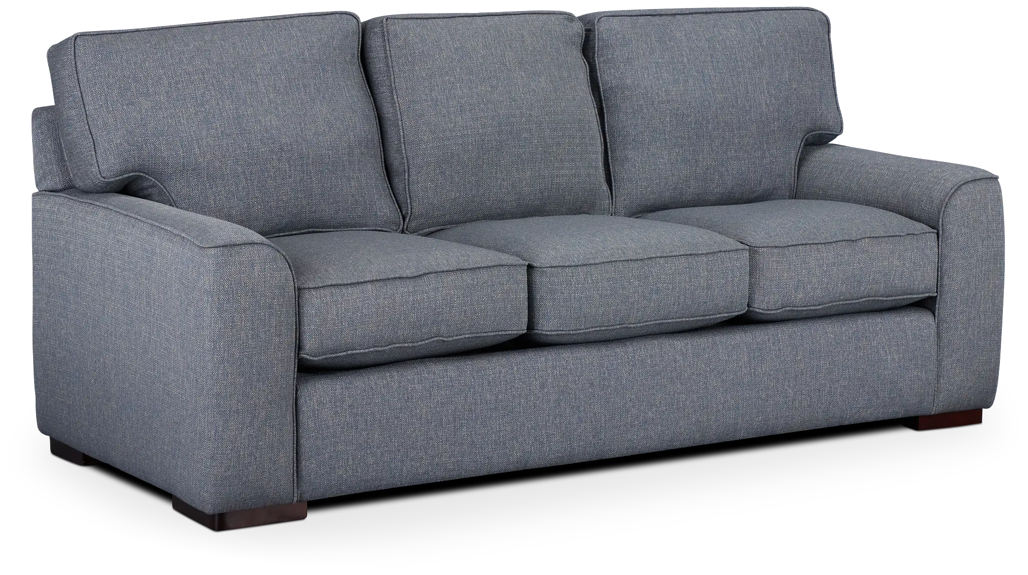 Austin Blue Fabric Sofa Austin Blue Fabric Sofa