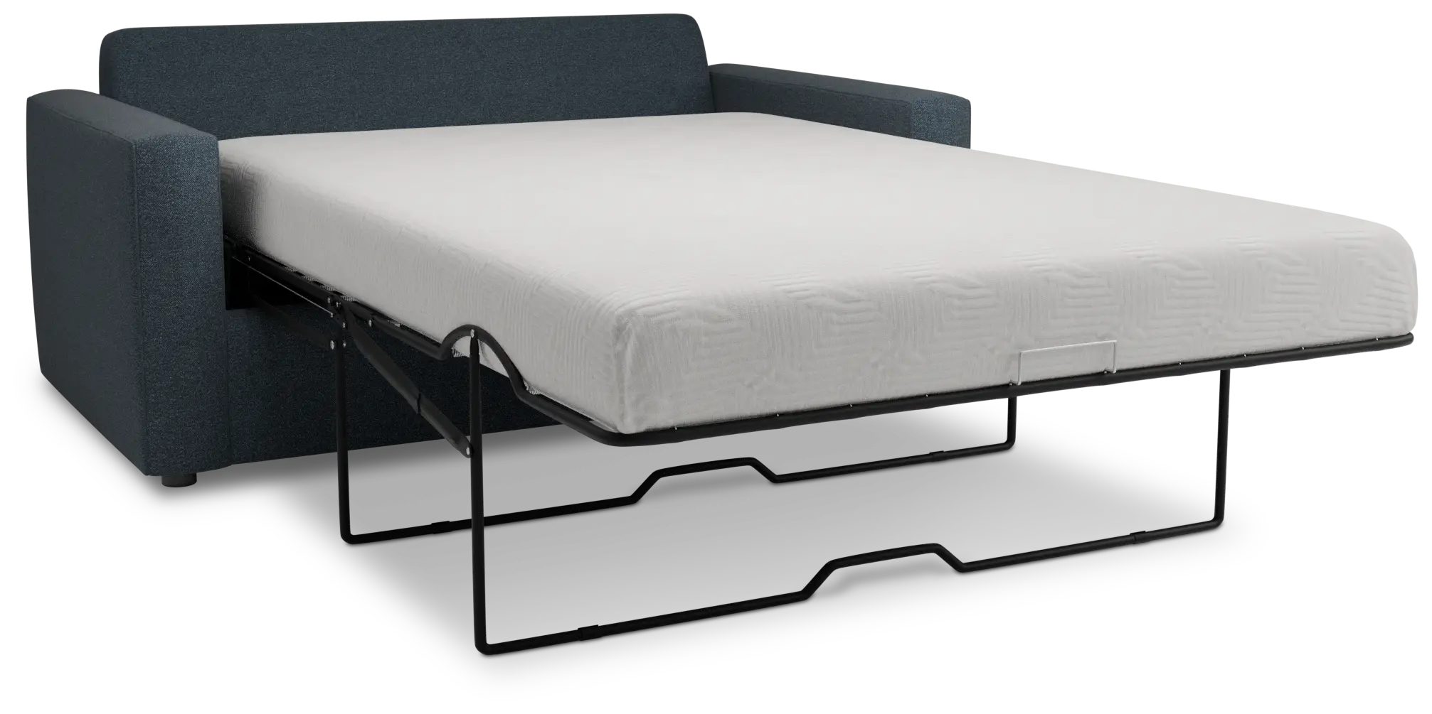 Siesta Elite Dark Blue Fabric Memory Foam Sleeper Siesta Elite Dark Blue Fabric Memory Foam Sleeper
