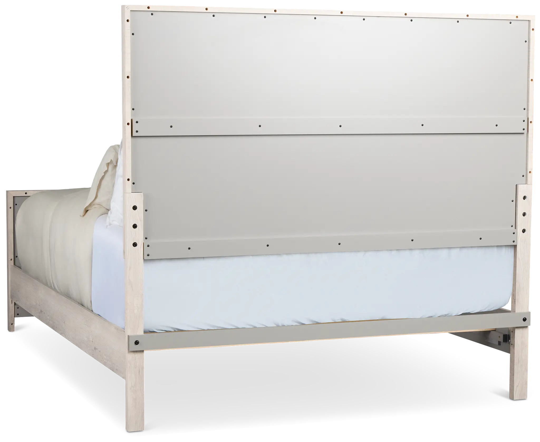 Delray White Panel Bed Delray White Panel Bed