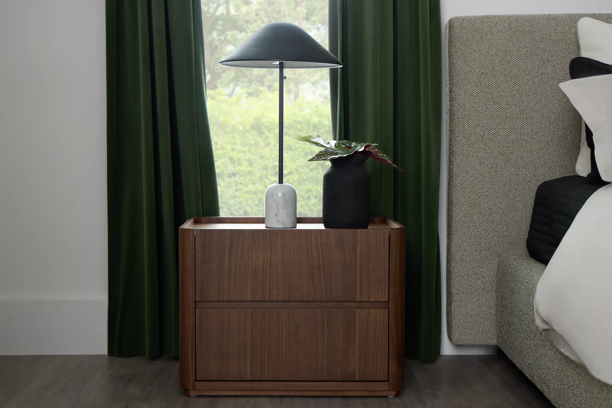 Nomad Mid Tone 2-drawer Nightstand