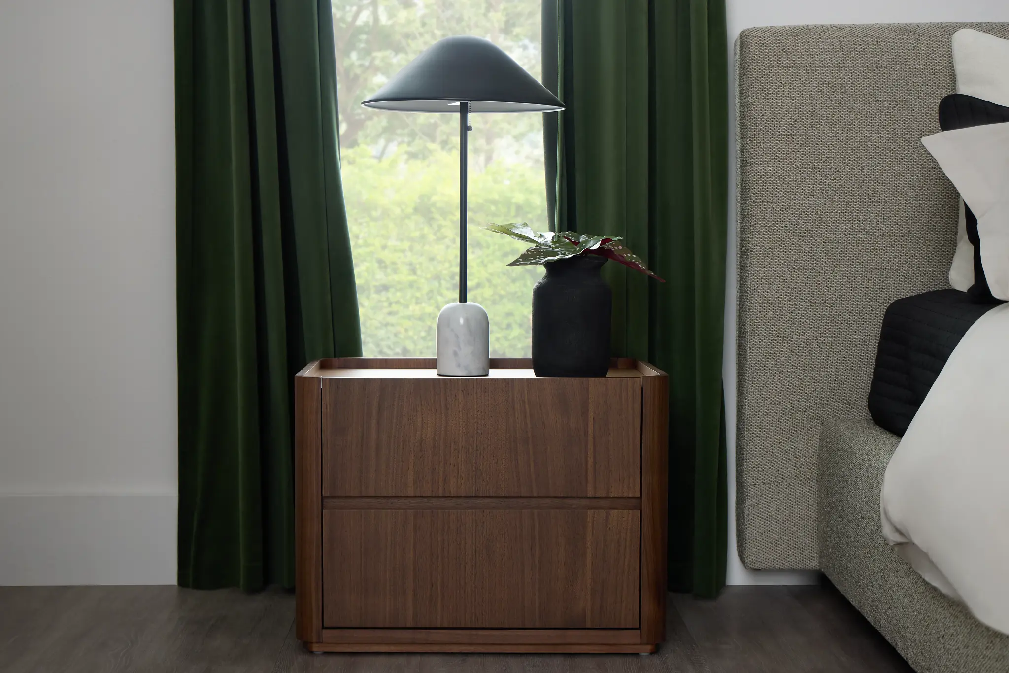 Nomad Mid Tone 2-drawer Nightstand Nomad Mid Tone 2-drawer Nightstand