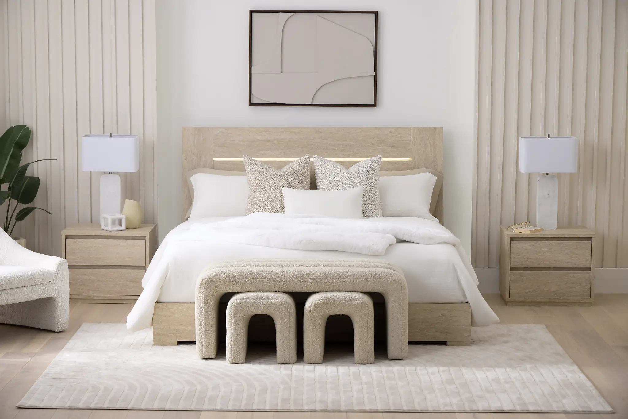 Malta Light Gray Panel Bed Malta Light Gray Panel Bed