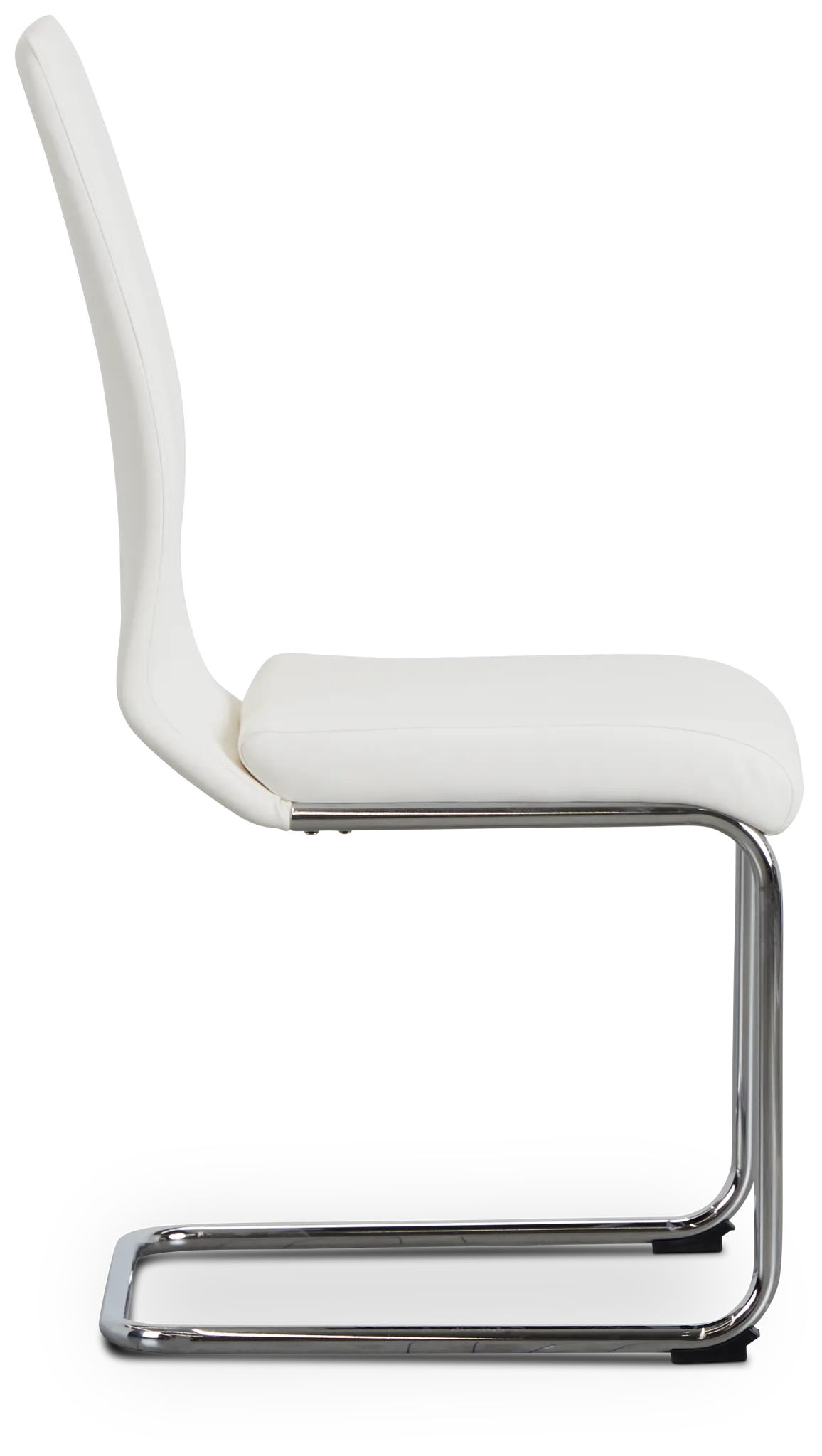Lennox White Upholstered Side Chair