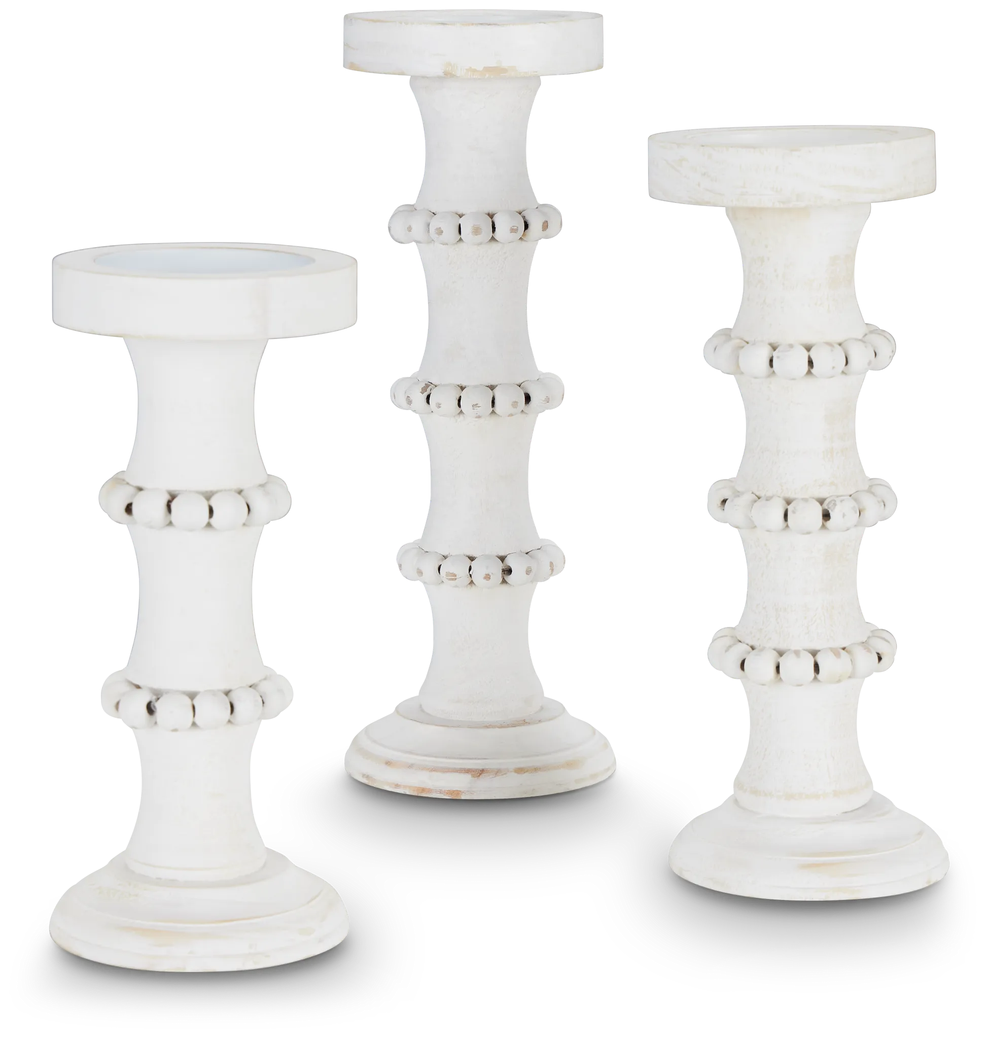 Brock White 13" Candle Holder