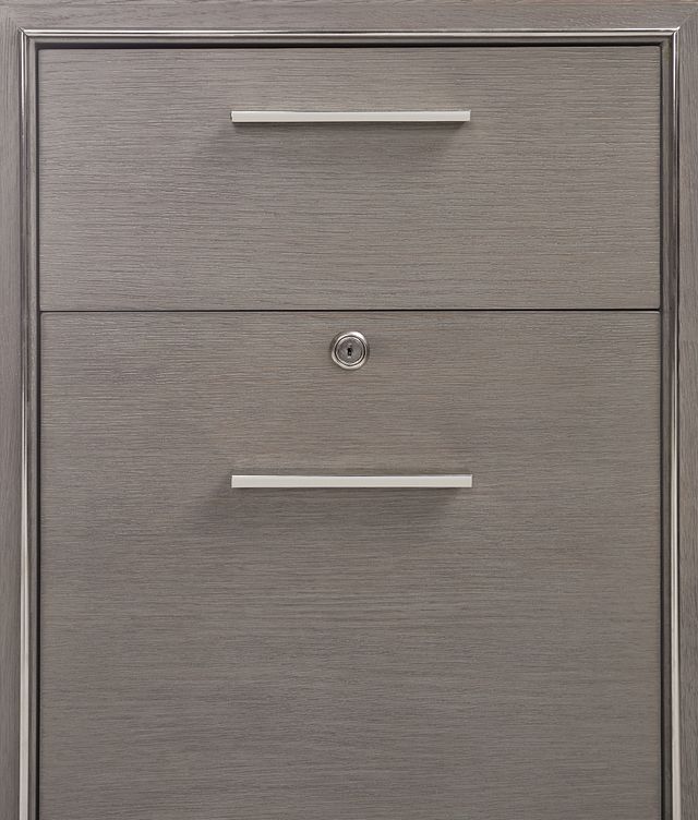 Highline Gray 5 Piece L Desk
