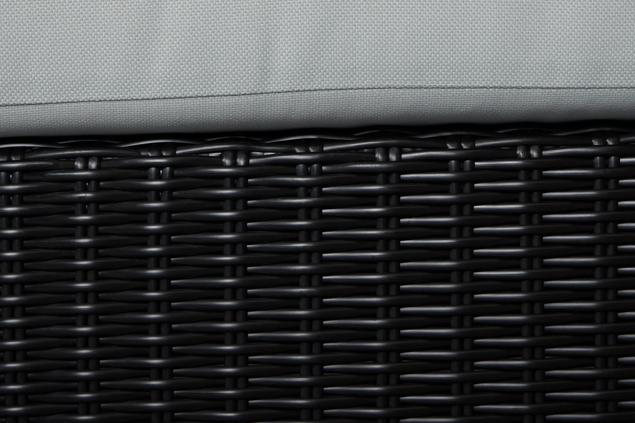 Montecito Black 5-piece Modular Sectional With Light Blue Cushions