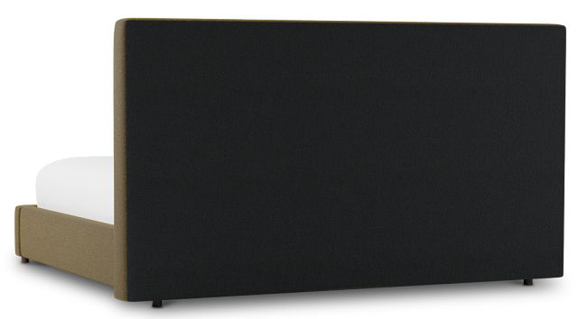 Grayton Elite Dark Green 54" Upholstered Platform Bed