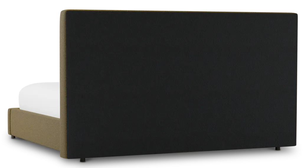 Grayton Elite Dark Green 54" Upholstered Platform Bed