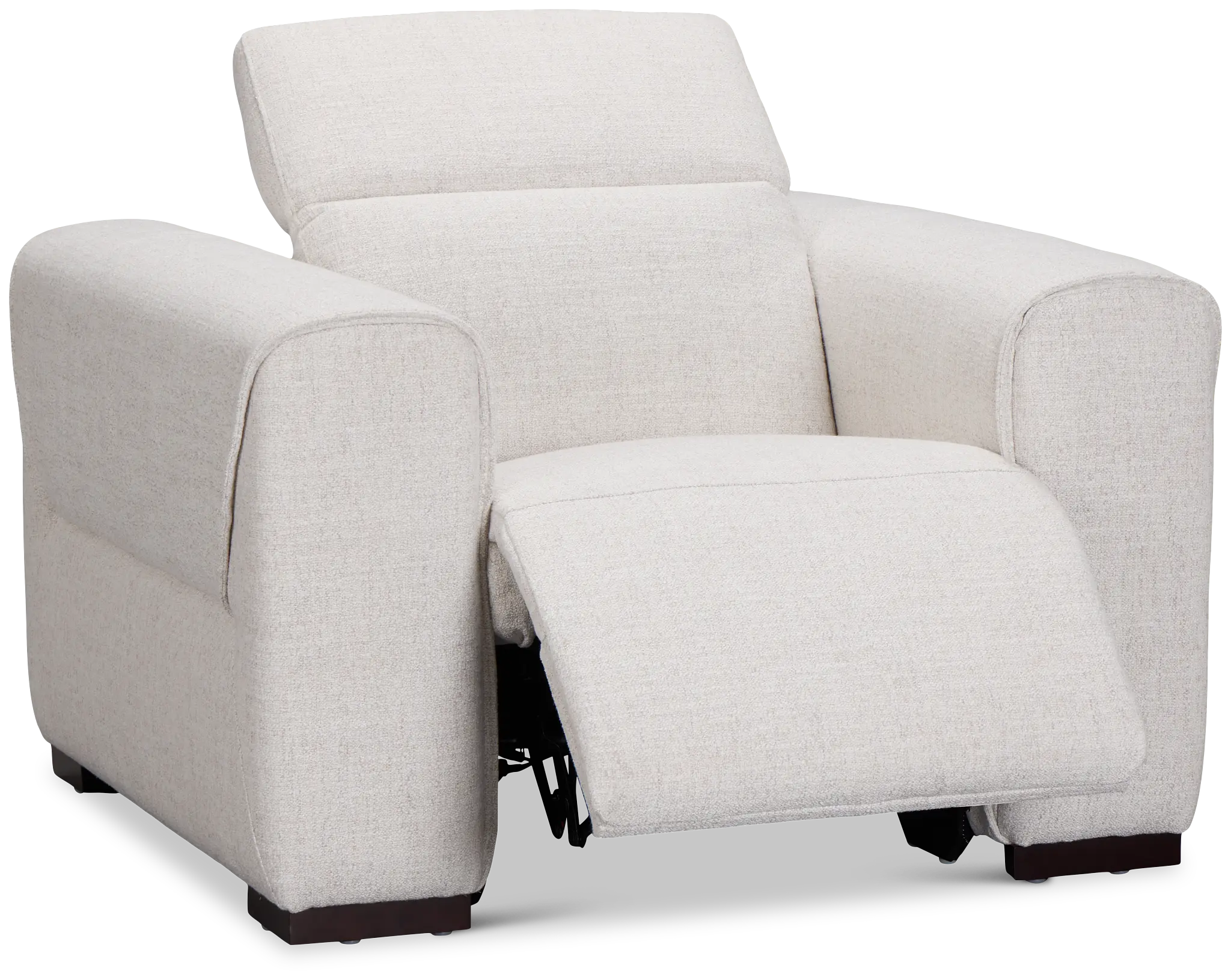 Ellis Light Beige Fabric Power Recliner With Power Headrest Ellis Light Beige Fabric Power Recliner With Power Headrest