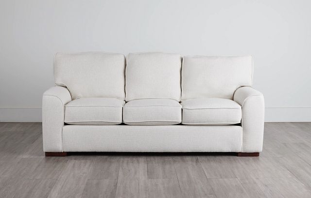 Austin White Fabric Sofa