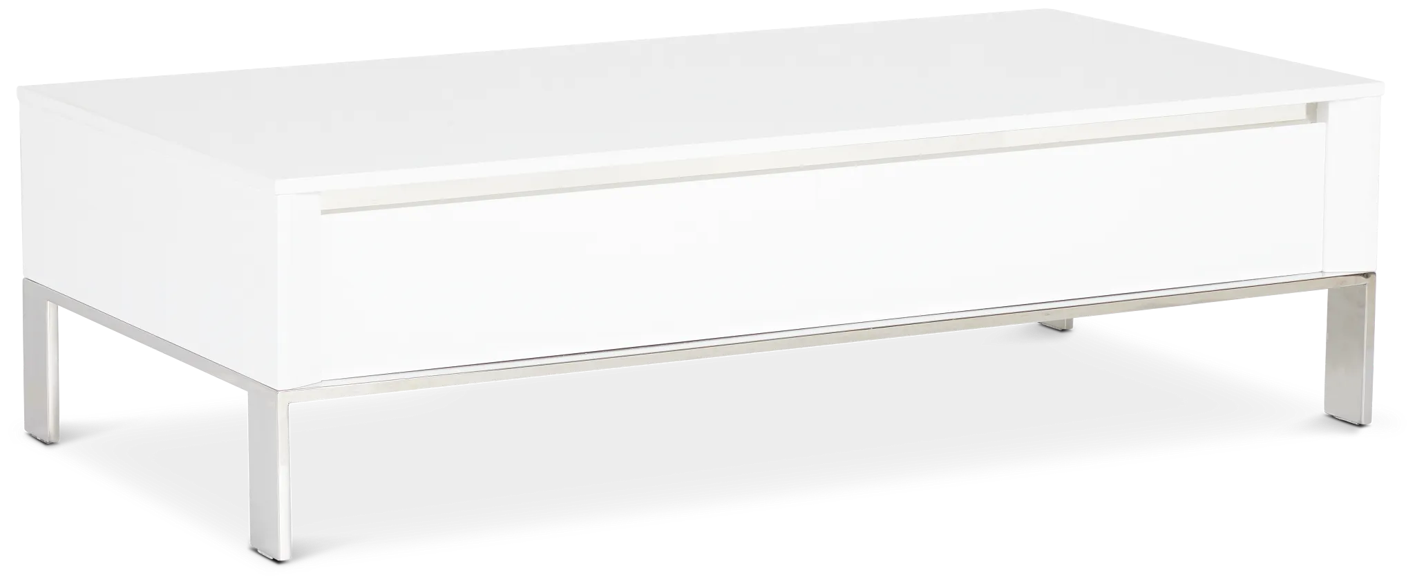 Vancouver White Rectangular Coffee Table