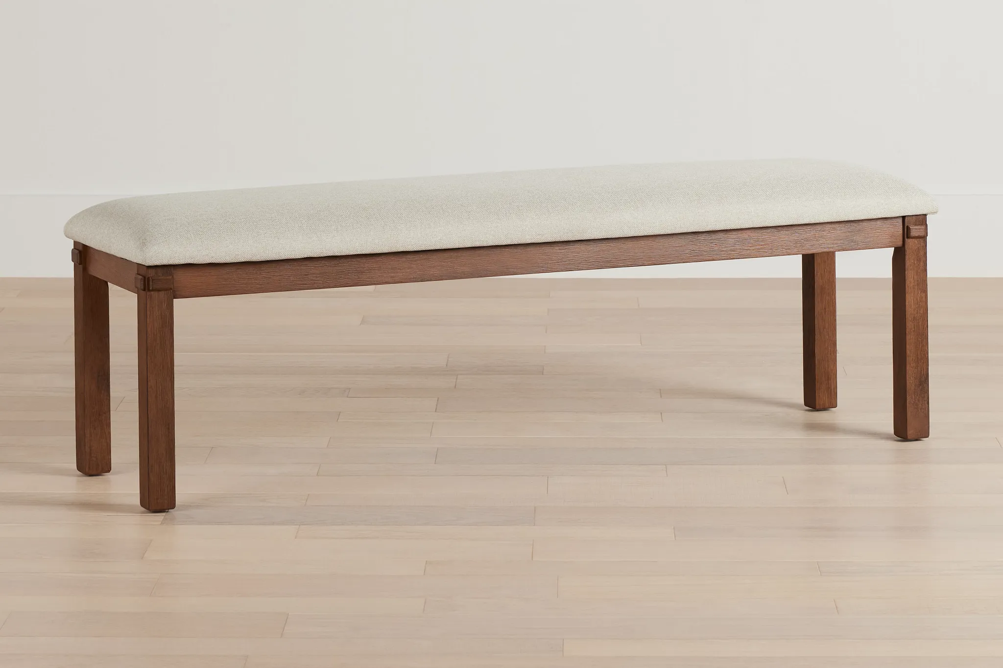 Park City Dark Tone Upholstered Dining Bench