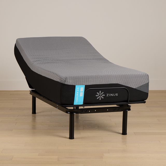Zinus Endura 2.0 Cush Firm Slat Adjustable Mattress Set