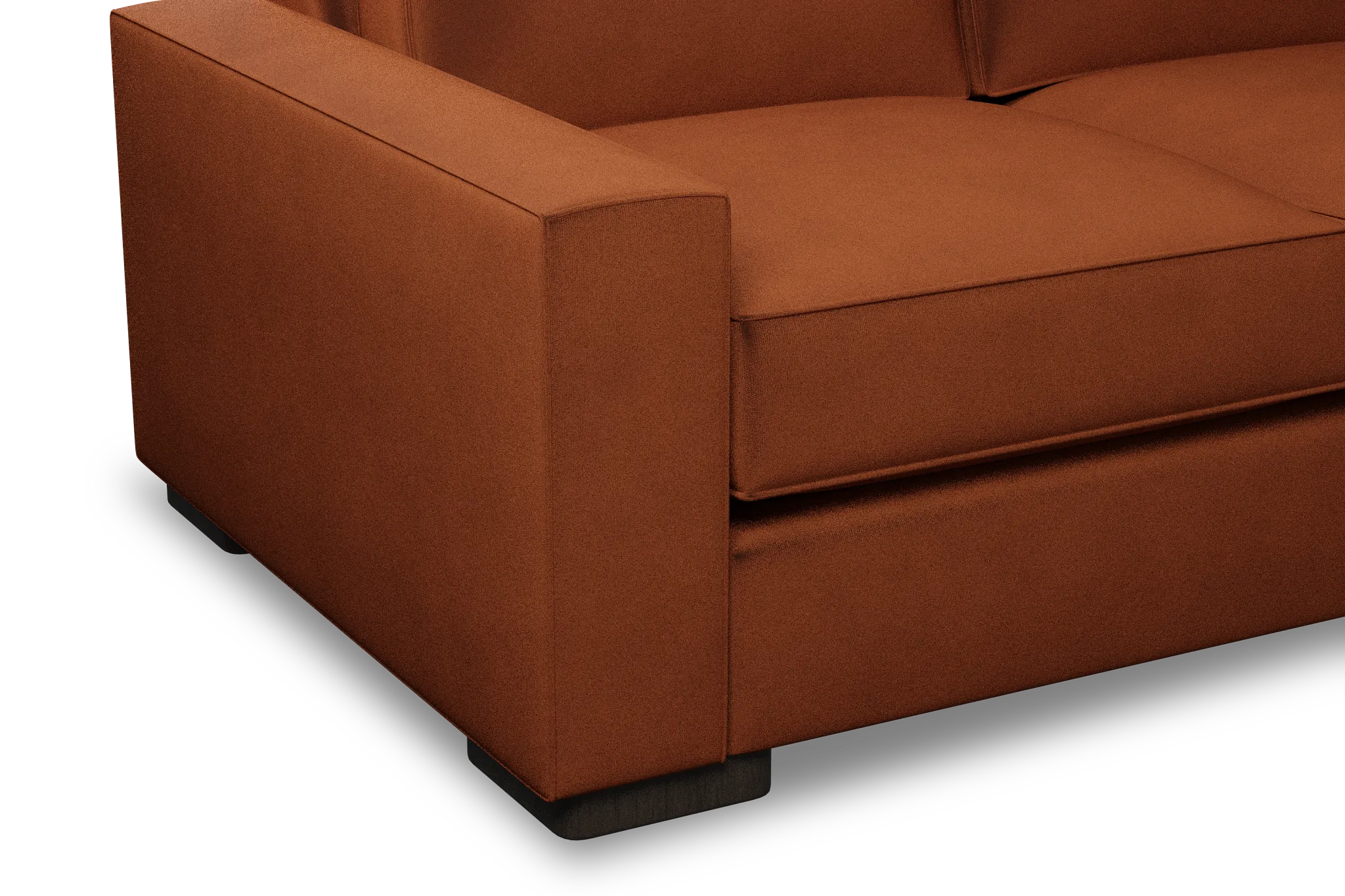 Edgewater Joya Orange 96" Sofa W/ 3 Cushions