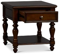Savannah Dark Tone End Table