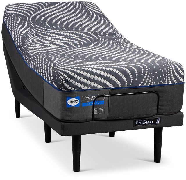 Sealy Posturepedic Plus High Point 14" Firm Ergo Prosmart Adjustable Mattress Set