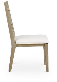 Soho Light Tone Slat Side Chair