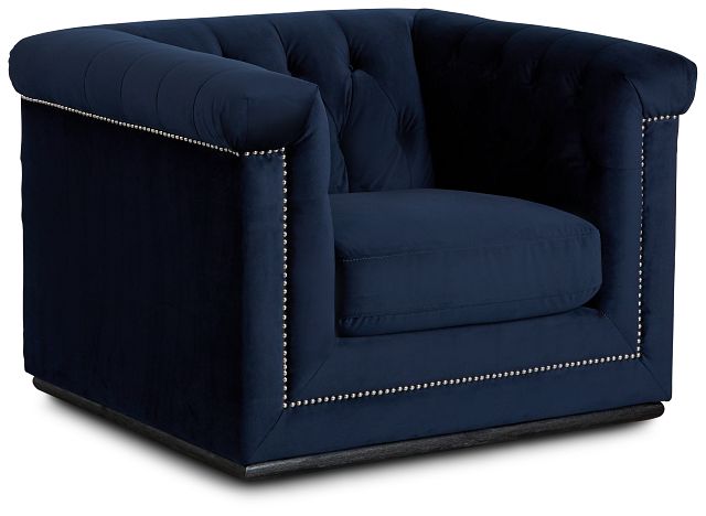 Blair Dark Blue Micro Chair (1)