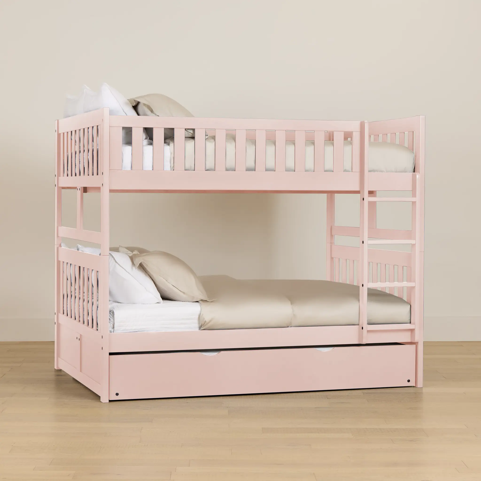 Charleston Pink Trundle Bunk Bed Charleston Pink Trundle Bunk Bed