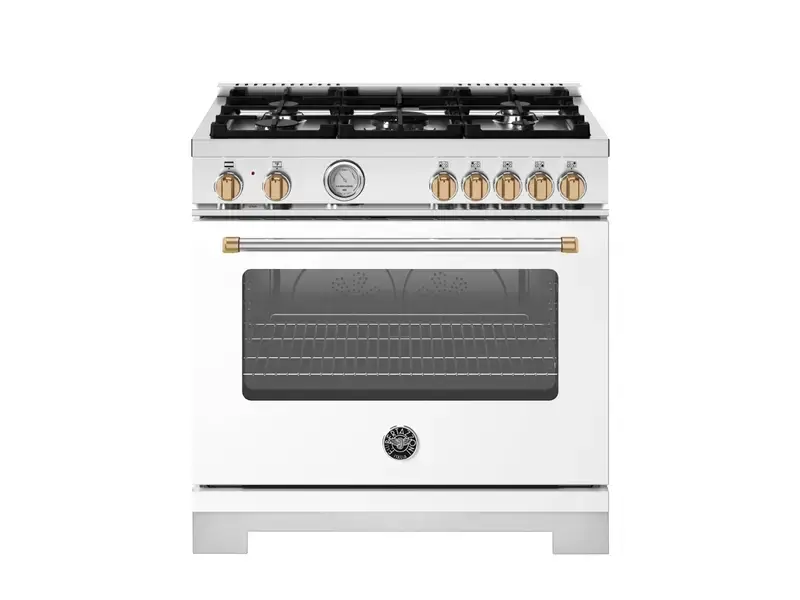 Bertazzoni Master Series White 36" Dual Fuel Range Bertazzoni Master Series White 36" Dual Fuel Range