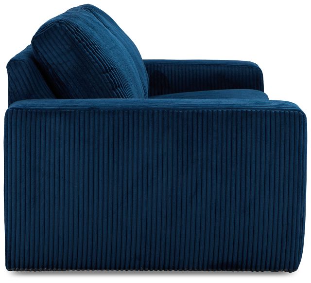 Charlie Dark Blue Fabric Sofa