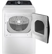 Ge Profile 70 Series White Front Load Gas Dryer