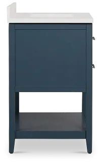 Alden Blue 36" Single Bathroom Vanity