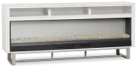 Weston White 76" Tv Stand With Fireplace Insert