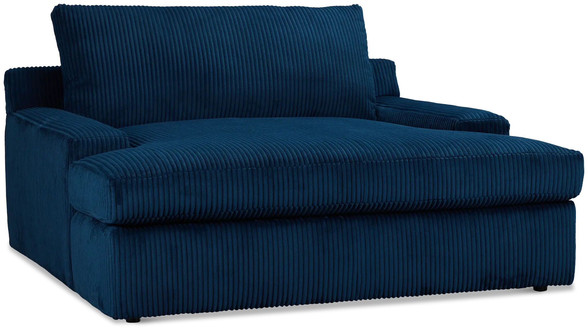 Charlie Dark Blue Fabric Chaise Charlie Dark Blue Fabric Chaise