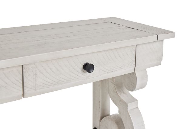 Sonoma Ivory Storage Sofa Table