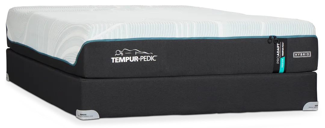 Tempur-pedic Tempur-proadapt Medium Hybrid Mattress Set
